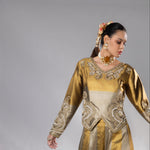 Load image into Gallery viewer, Gold Tissue Paisley Set
