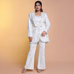 Load image into Gallery viewer, Ice blue blazer with pants
