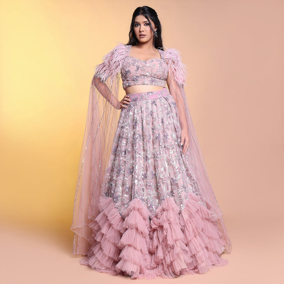 Lavender dramatic indowestern
