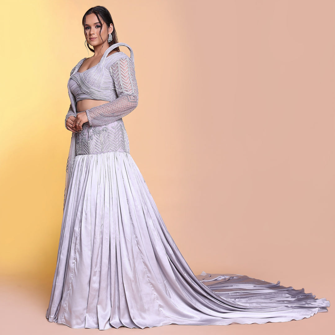 Grey trail fish cut outfit