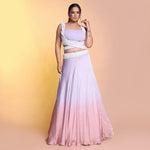 Load image into Gallery viewer, Ombrae lehenga with jacket style indowestern
