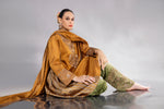 Load image into Gallery viewer, Mustard &amp; Olive Velvet Set