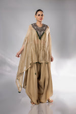 Load image into Gallery viewer, Fusion Cape &amp; Dhoti Pant Set