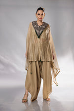 Load image into Gallery viewer, Fusion Cape &amp; Dhoti Pant Set