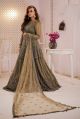 Olive Green Peplum Top and Lehenga For Women Online | Emiraas by Indrani 